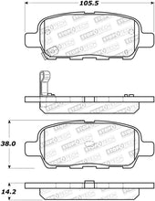 Load image into Gallery viewer, StopTech Sport Performance 10-17 Nissan 370Z Rear Brake Pads - Corvette Realm