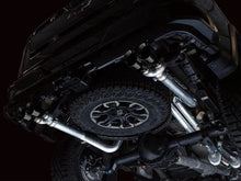Load image into Gallery viewer, AWE Tuning 22-23 GMC Sierra 1500 AT4X 6.2L 0FG Catback Split Dual (Flat Bumper) - Diamond Black Tips - Corvette Realm