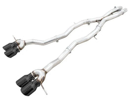 AWE Track Edition Catback Exhaust for BMW G8X M3/M4 - Diamond Black Tips - Corvette Realm