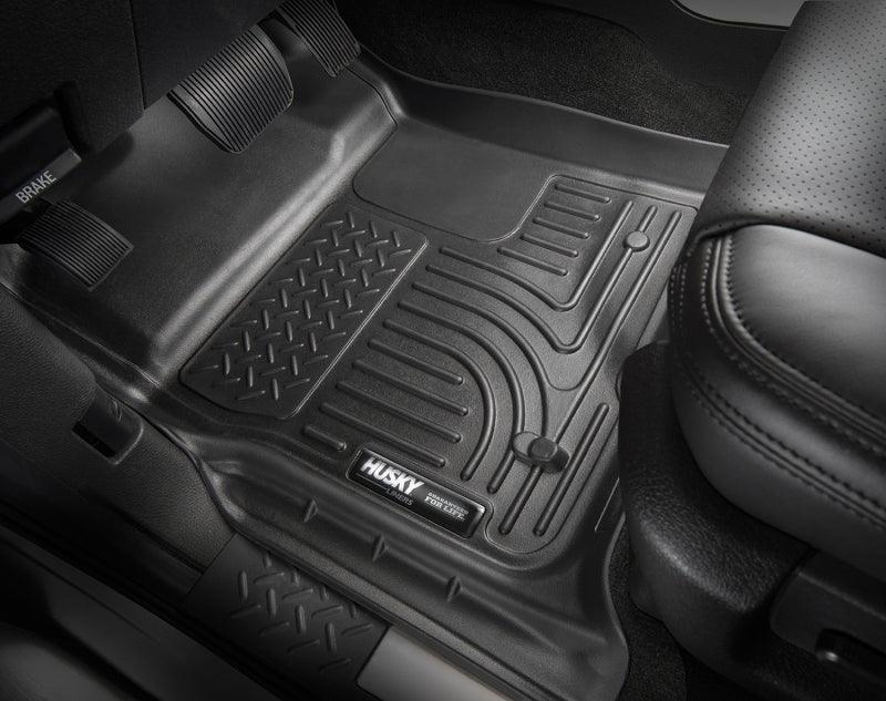 Husky Liners 15-23 Ford F-150 SuperCab WeatherBeater Black 2nd Seat Floor Liner - Corvette Realm