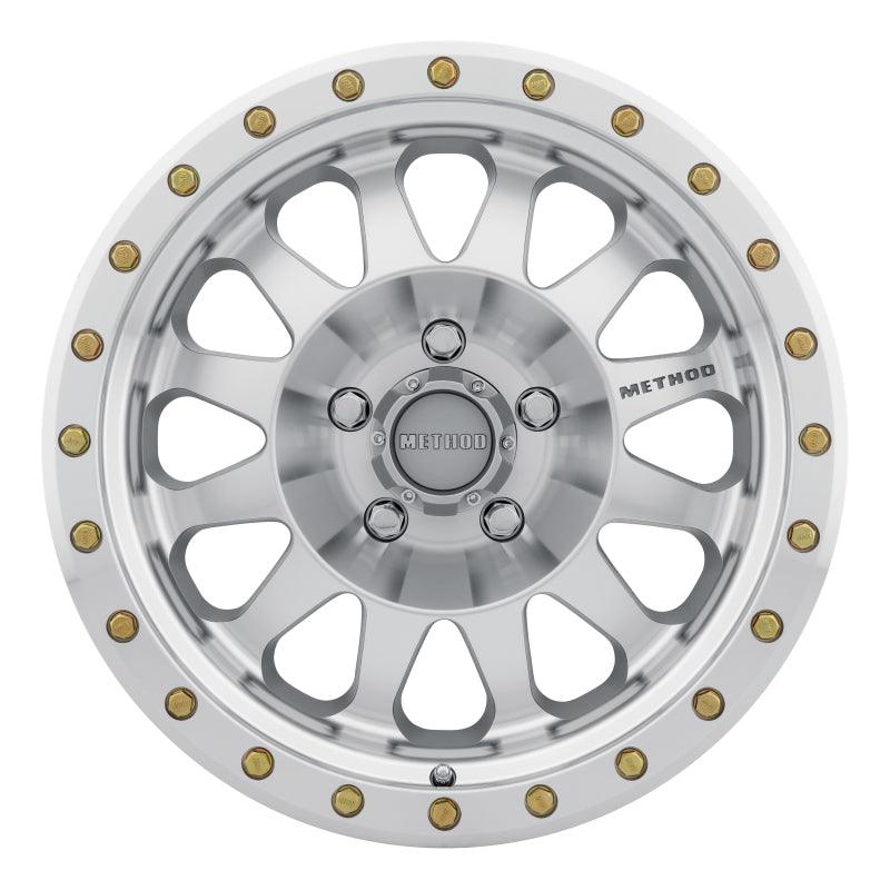 Method MR304 Double Standard 17x8.5 0mm Offset 5x5.5 108mm CB Machined/Clear Coat Wheel - Corvette Realm