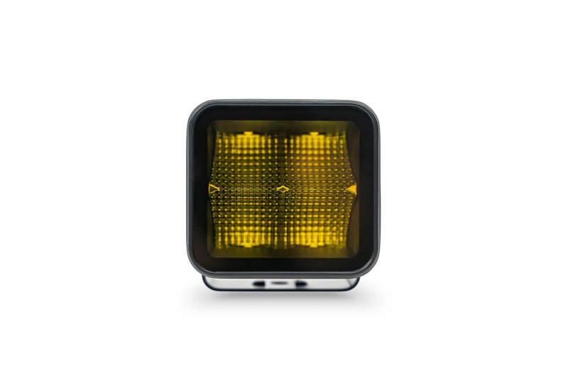 DV8 Offroad 3in Elite Series LED Amber Pod Light - Corvette Realm