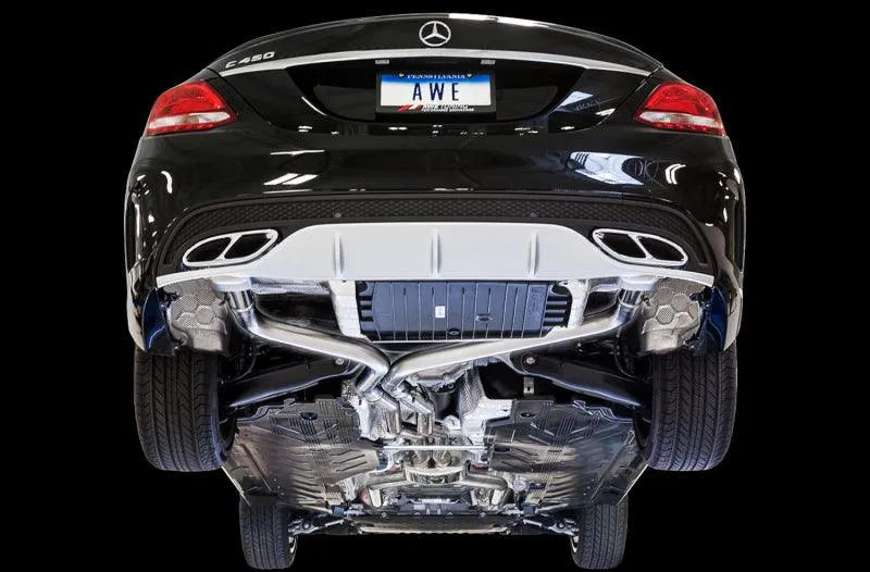 AWE Tuning Mercedes-Benz W205 C450 AMG / C400 Track Edition Exhaust - Corvette Realm