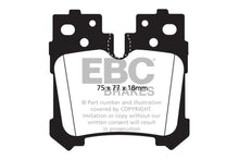 Load image into Gallery viewer, EBC 07+ Lexus LS460 4.6 Yellowstuff Rear Brake Pads - Corvette Realm
