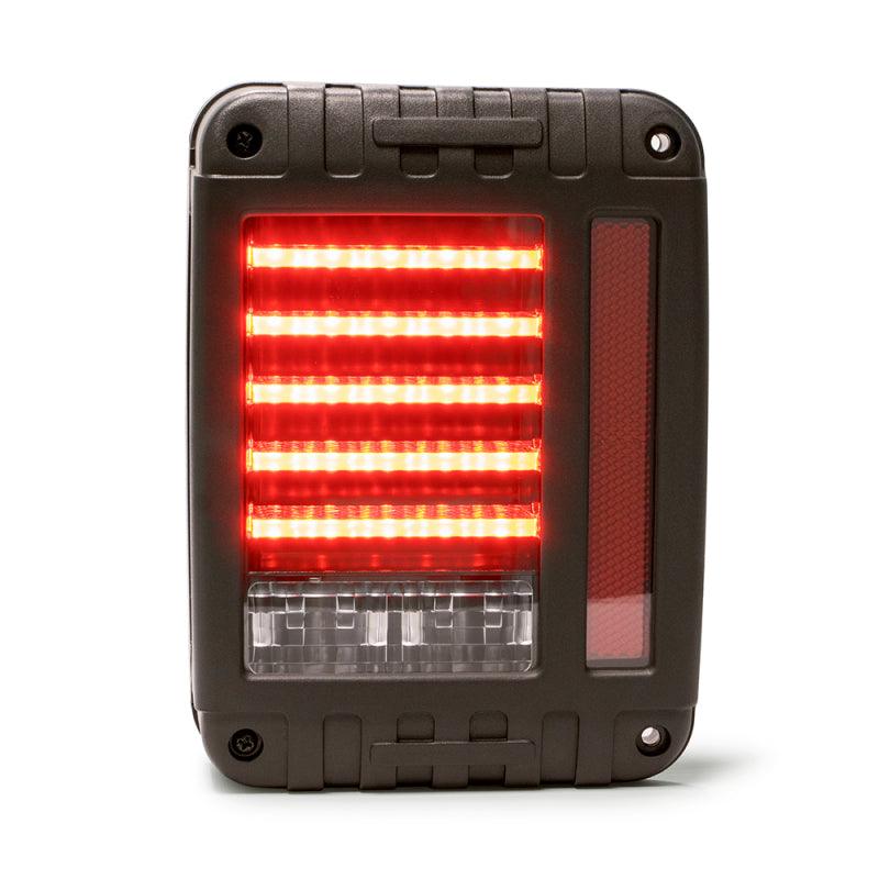 DV8 Offroad 07-18 Jeep Wrangler JK Horizontal LED Tail Light - Corvette Realm