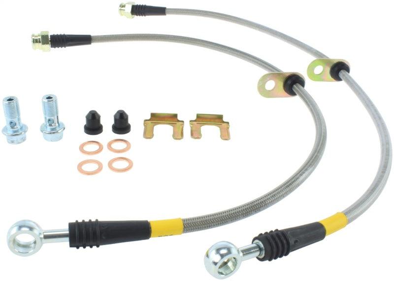 StopTech 13 Scion FR-S / 13 Subaru BRZ Front Stainless Steel Brake Lines - Corvette Realm