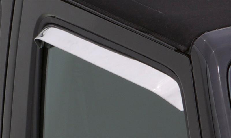 AVS 82-93 GMC Sonoma Ventshade Window Deflectors 2pc - Stainless - Corvette Realm