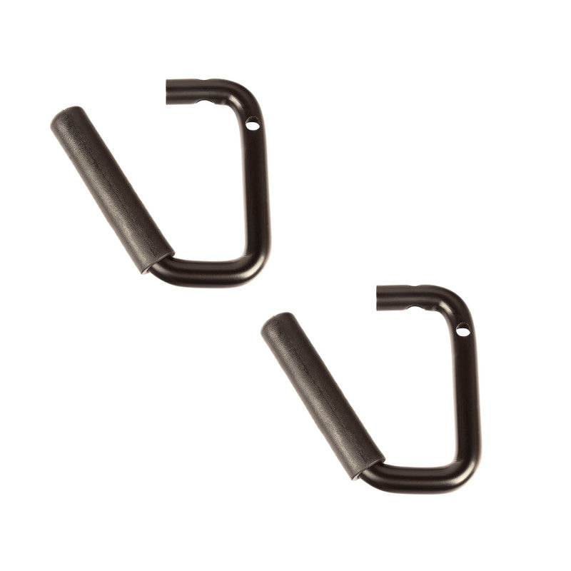 Rugged Ridge Steel Grab Handles Front Pair Black 07-18 Jeep Wrangler JK/JKU