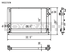 Koyo 13-17 Ford Focus ST 2.0L I4 Turbo Racing Radiator