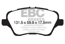 Load image into Gallery viewer, EBC 13+ Ford Fiesta 1.6 Turbo ST Redstuff Front Brake Pads - Corvette Realm