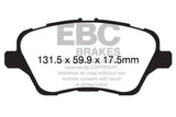 EBC 13+ Ford Fiesta 1.6 Turbo ST Redstuff Front Brake Pads