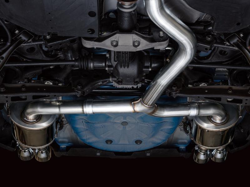 AWE Tuning 2022+ VB Subaru WRX Touring Edition Exhaust - Chrome Silver Tips - Corvette Realm