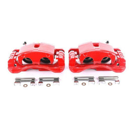 Power Stop 02-06 Cadillac Escalade Front or Rear Red Calipers w/Brackets - Pair - Corvette Realm