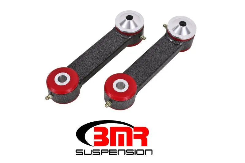 BMR 15-17 S550 Mustang Rear Lower Control Arms Vertical Link (Polyurethane) - Black Hammertone - Corvette Realm