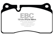 Load image into Gallery viewer, EBC 11-14 Audi TT RS 2.5 Turbo Yellowstuff Front Brake Pads - Corvette Realm