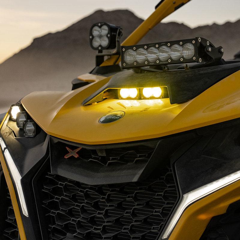 Baja Designs 2024+ Can-Am Maverick R S2 Pro Hood Light Kit - Corvette Realm