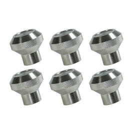 Rugged Ridge Billet Alum Dash Knob Set Alum 76-86 Jeep CJ - Corvette Realm