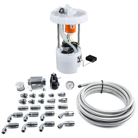 DeatschWerks 06-11 Honda Civic Si K20 DW400 Pump Module & Return Kit w/CPE Fuel Lines - Corvette Realm