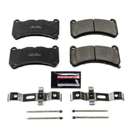 Power Stop 13-14 Ford Mustang Front Z23 Evolution Sport Brake Pads w/Hardware - Corvette Realm