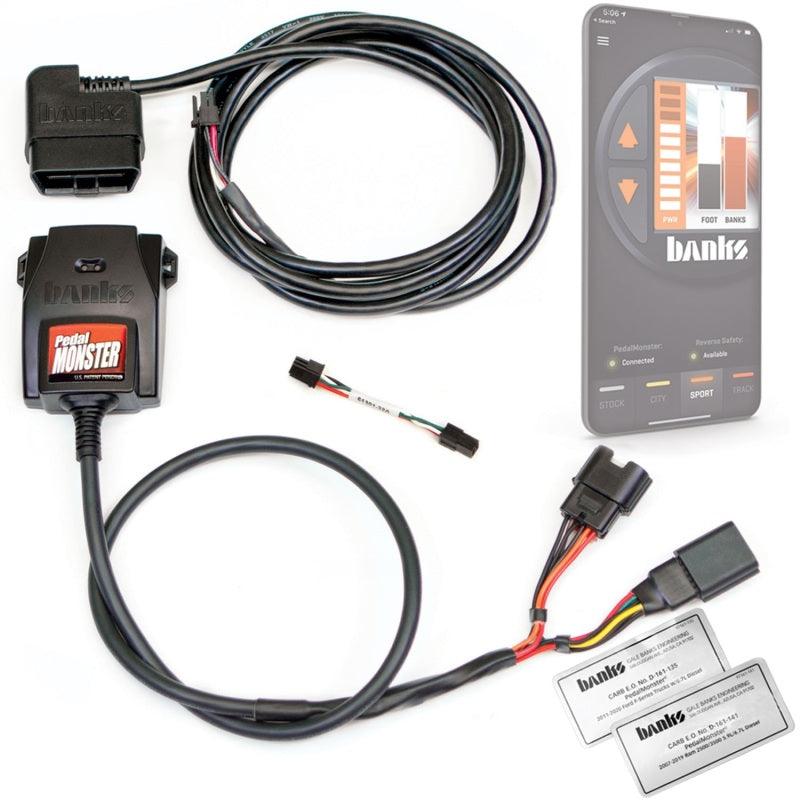 Banks Power Pedal Monster Kit (Stand-Alone) 07-19 RAM 2500/3500/11-20 Ford F-Series 6.7L Use w/Phone - Corvette Realm