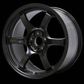 Gram Lights 57DR 17x9.0 +38 5-100 Semi Gloss Black Wheel