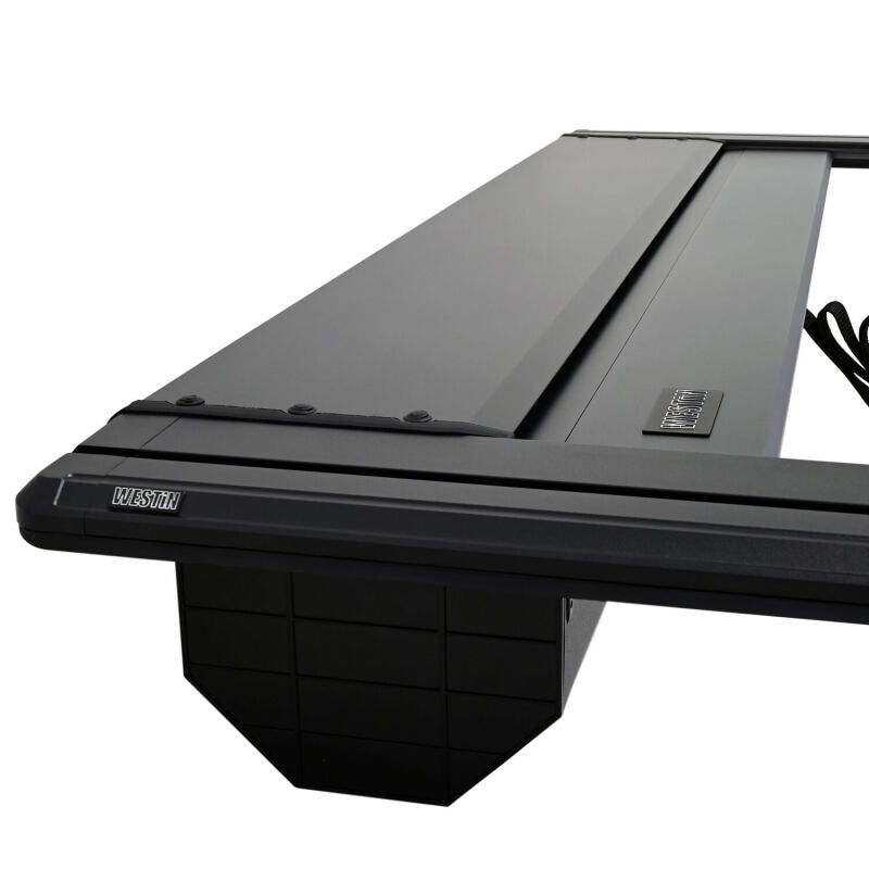 Westin 16-23 Toyota Tacoma 5ft 5in Bed Manual Retractable Tonneau Cover - Black