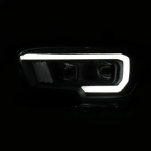 Load image into Gallery viewer, ANZO 2016-2017 Toyota Tacoma Projector Headlights w/ Plank Style Switchback Black w/ Amber - Corvette Realm