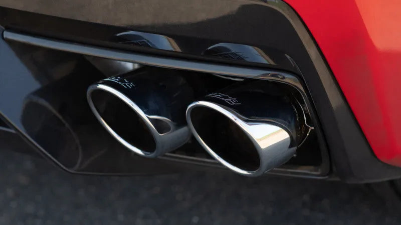 Borla 20-25 Chevrolet Corvette C8 6.2L S-Type Exhaust System Dual Round A/C Tips 4inx 4.75in