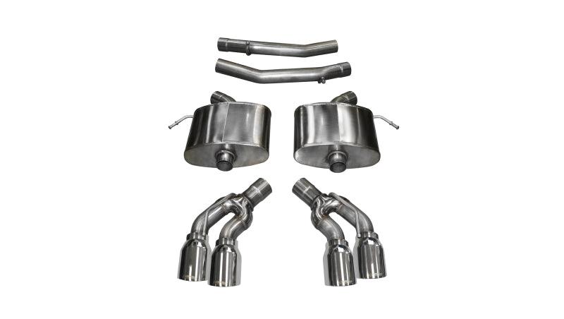 Corsa 2016 Cadillac CTS V 6.2L V8 2.75in Polished Xtreme Axle-Back Exhaust - Corvette Realm