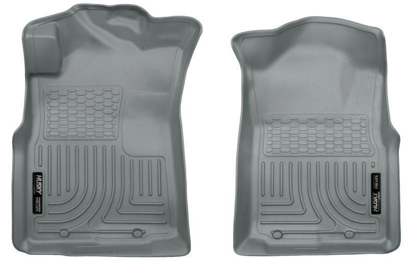 Husky Liners 05-15 Toyota Tacoma Crew/Extended/Standard Cab WeatherBeater Front Grey Floor Liners - Corvette Realm