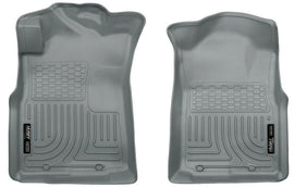 Husky Liners 05-15 Toyota Tacoma Crew/Extended/Standard Cab WeatherBeater Front Grey Floor Liners - Corvette Realm