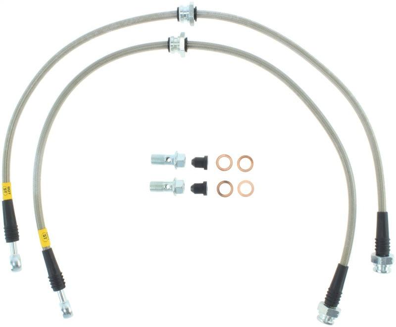 StopTech 03-08 Infiniti FX35/FX45/FX50 Stainless Steel Front Brake Lines - Corvette Realm