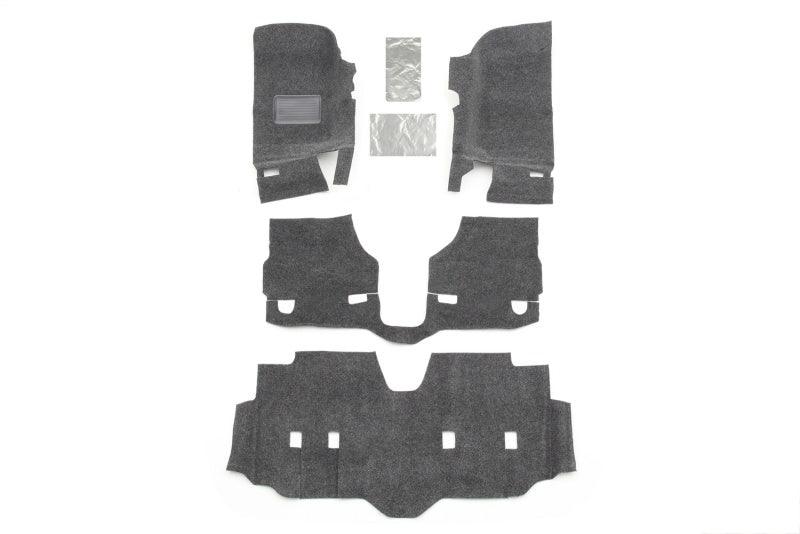 BedRug 07-16 Jeep JK Unlimited 4Dr Front 4pc Floor Kit (Incl Heat Shields) - Corvette Realm