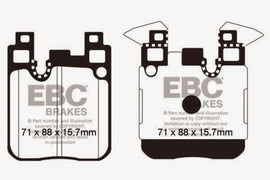 EBC 14+ BMW M3 3.0 Twin Turbo (F80) Redstuff Rear Brake Pads - Corvette Realm