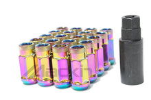 Load image into Gallery viewer, Wheel Mate Monster Open End Lug Nut Set of 20 - Blue 14x1.50