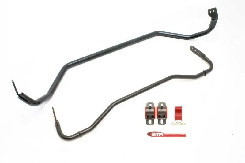 BMR 08-09 Pontiac G8 Front & Rear Sway Bar Kit w/ Bushings - Black Hammertone - Corvette Realm