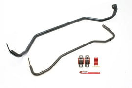 BMR 08-09 Pontiac G8 Front & Rear Sway Bar Kit w/ Bushings - Black Hammertone - Corvette Realm