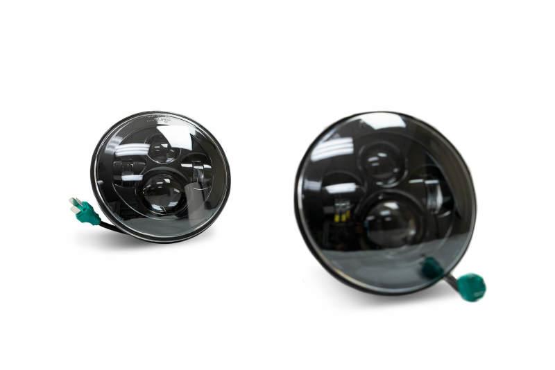 DV8 Offroad 07-18 Jeep Wrangler JK LED Projector Headlights - Corvette Realm