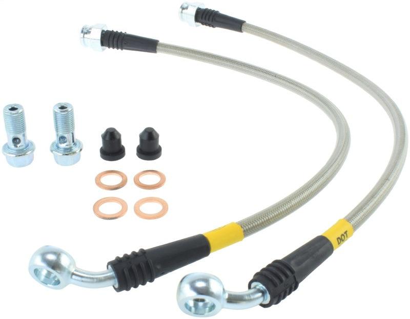 StopTech 10 Hyundai Genesis Rear Stainless Steel Brake Lines - Corvette Realm