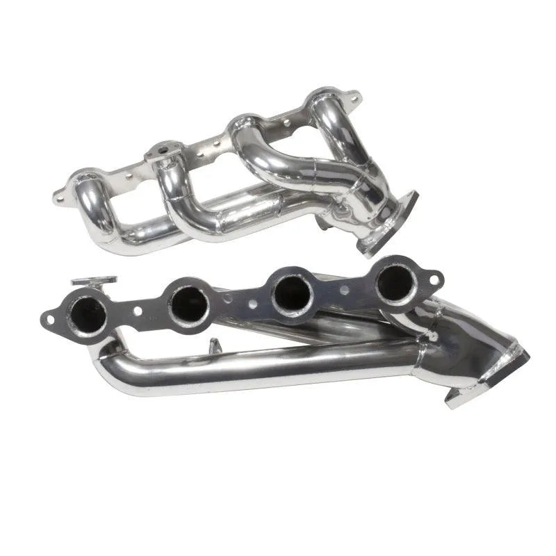 BBK 99-04 GM Truck SUV 4.8 5.3 Shorty Tuned Length Exhaust Headers - 1-3/4 Silver Ceramic - Corvette Realm