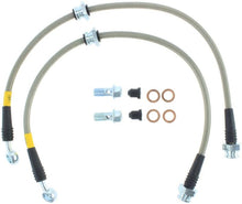 Load image into Gallery viewer, StopTech 00-06 Nissan Sentra Stainless Steel Front Brake Lines - Corvette Realm