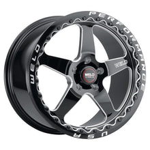 Load image into Gallery viewer, Weld S904 17x10 Ventura Beadlock 5x115 ET00 BS5.50 Gloss BLK MIL DIA 78.1 - Corvette Realm