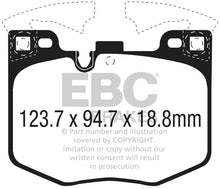 Load image into Gallery viewer, EBC 2017+ BMW 530 2.0L Turbo (G30) Yellowstuff Front Brake Pads - Corvette Realm