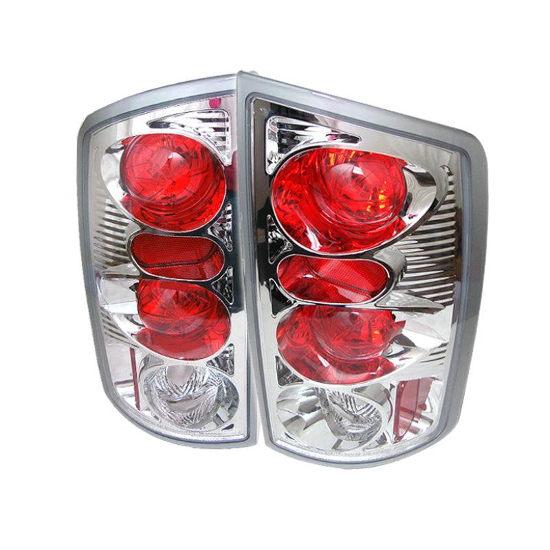 Spyder Dodge Ram 02-06 1500/Ram 2500/3500 03-06 Euro Style Tail Lights Chrome ALT-YD-DRAM02-C - Corvette Realm