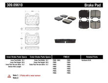 Load image into Gallery viewer, StopTech Performance ST-22 2-Piston Rear Caliper Brake Pads - Corvette Realm