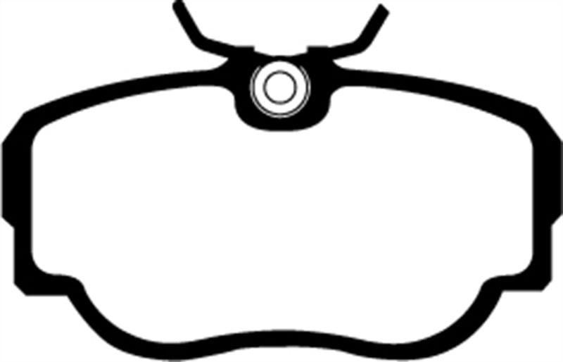 EBC 83-85 BMW 318 1.8 (E30) Yellowstuff Front Brake Pads - Corvette Realm