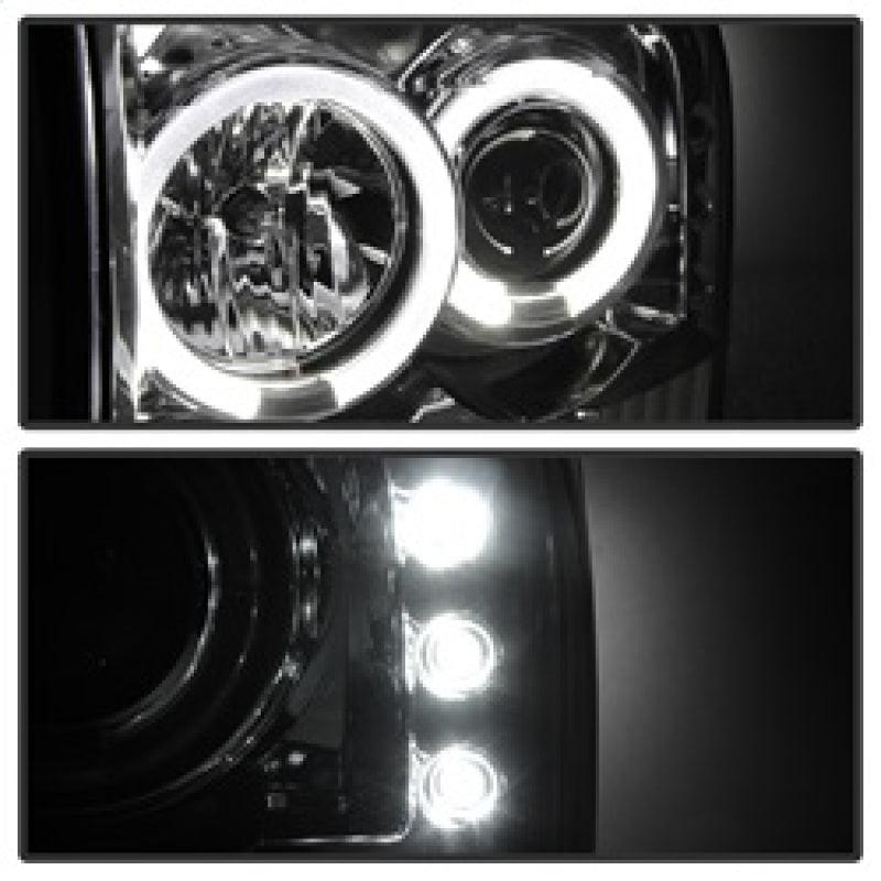 Spyder Ford F250 Super Duty 99-04 Projector Version 2 LED Halo LED Chrm PRO-YD-FF25099-1P-G2-C - Corvette Realm