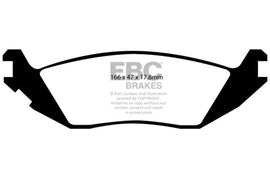 EBC 06-09 Chrysler Aspen 4.7 Greenstuff Rear Brake Pads - Corvette Realm