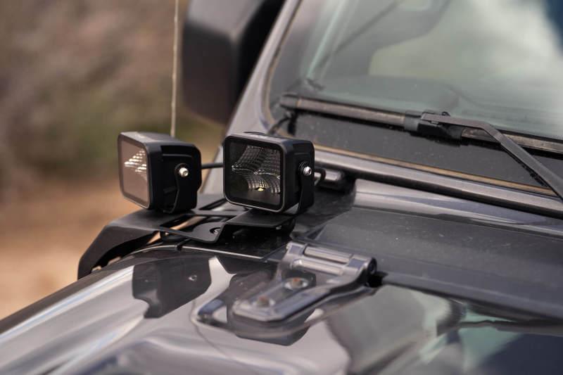 DV8 Offroad 18-22 Jeep Gladiator JT Cowl Light Bar Bracket - Corvette Realm