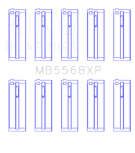 Load image into Gallery viewer, King Acura D16A1/97-01 Honda H22A4/98+ F23A Performance Main Bearing Set - Size STDX